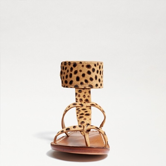Sam Edelman | Mollie Gladiator Sandals Cheetah Cow Hair Size 6.5 - Picture 4 of 13